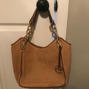Michael Kors Straw Purse